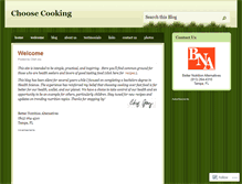 Tablet Screenshot of choosecooking.com